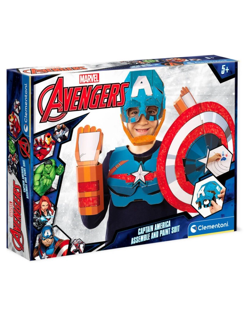 imagem de Mascara Capitan America Vengadores Avengers Marvel1