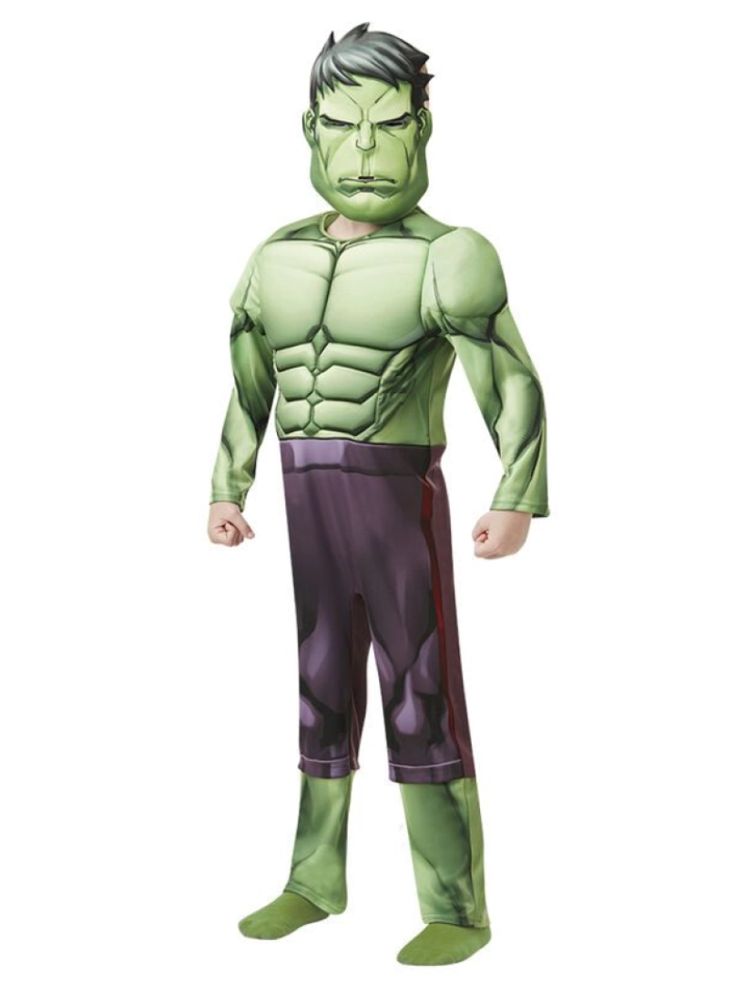 imagem de Disfraz Hulk Deluxe Vengadores Avengers Marvel infantil1