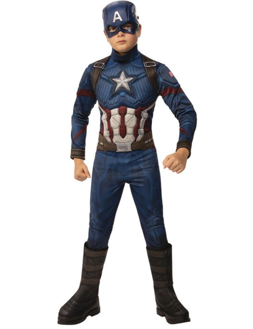 imagem de Disfraz Capitan America Premium Endgame Avengers Marvel infantil1