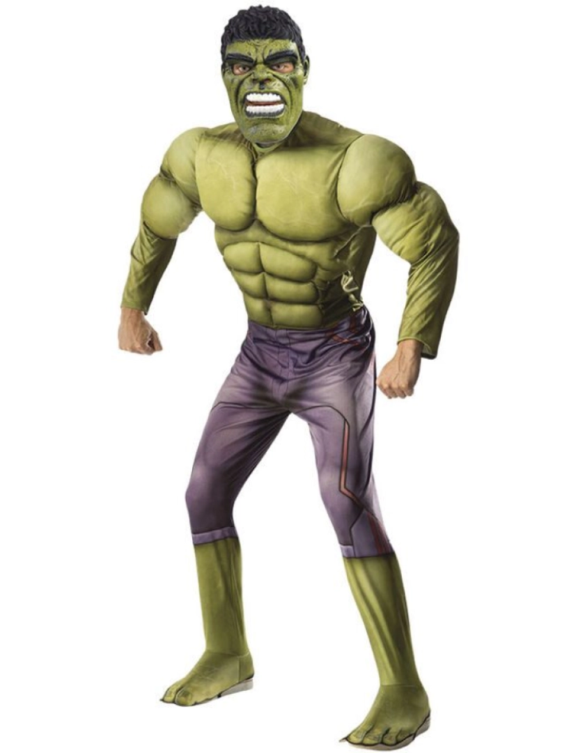 imagem de Disfraz Hulk Musculoso Ragnarok Marvel adulto1