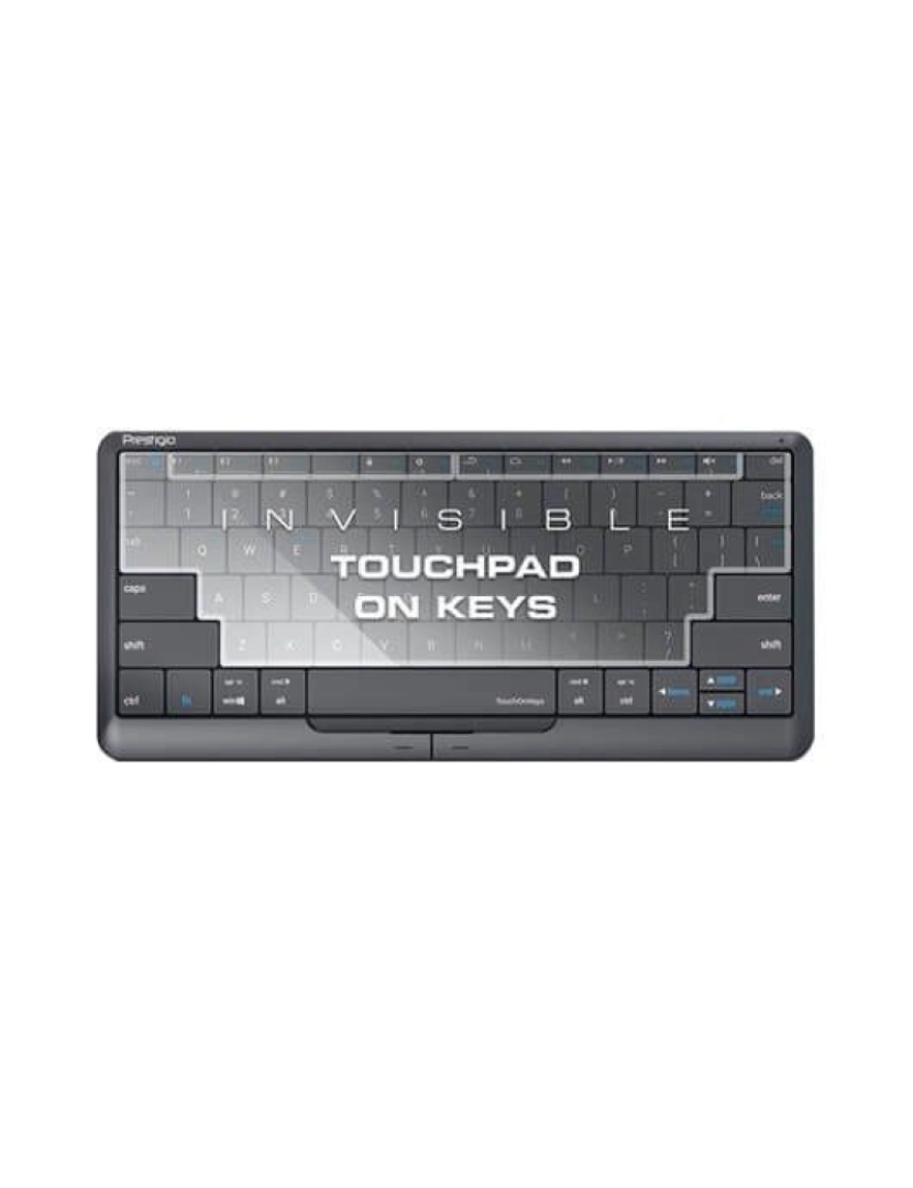 imagem de TECLADO MAC/W PRESTIGIO-CLEVETURA WIRELESS CLICK TOUCH 21