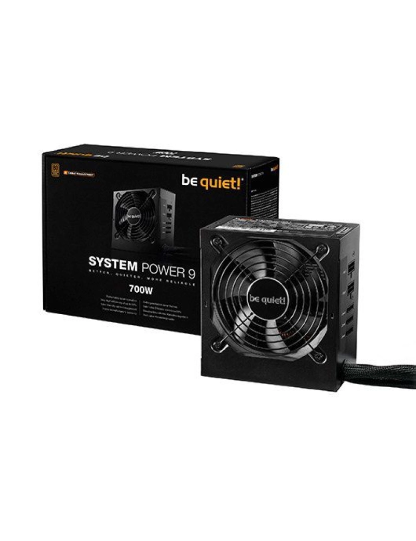 imagem de FUENTE DE ALIMENTACION ATX 700W BE QUIET! SYSTEM POWER 9 CM1