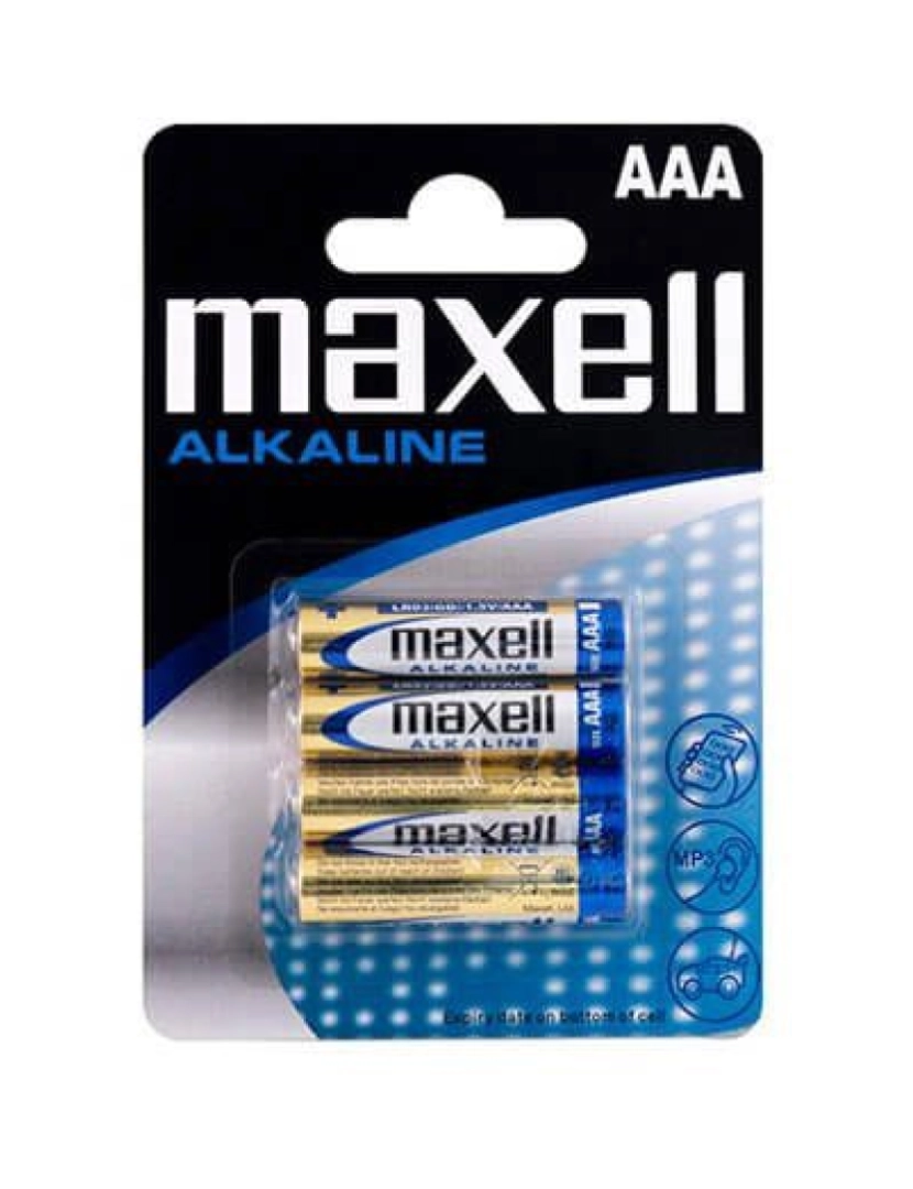 imagem de PILA ALCALINA MAXELL LR03 AAA (PACK 4)1