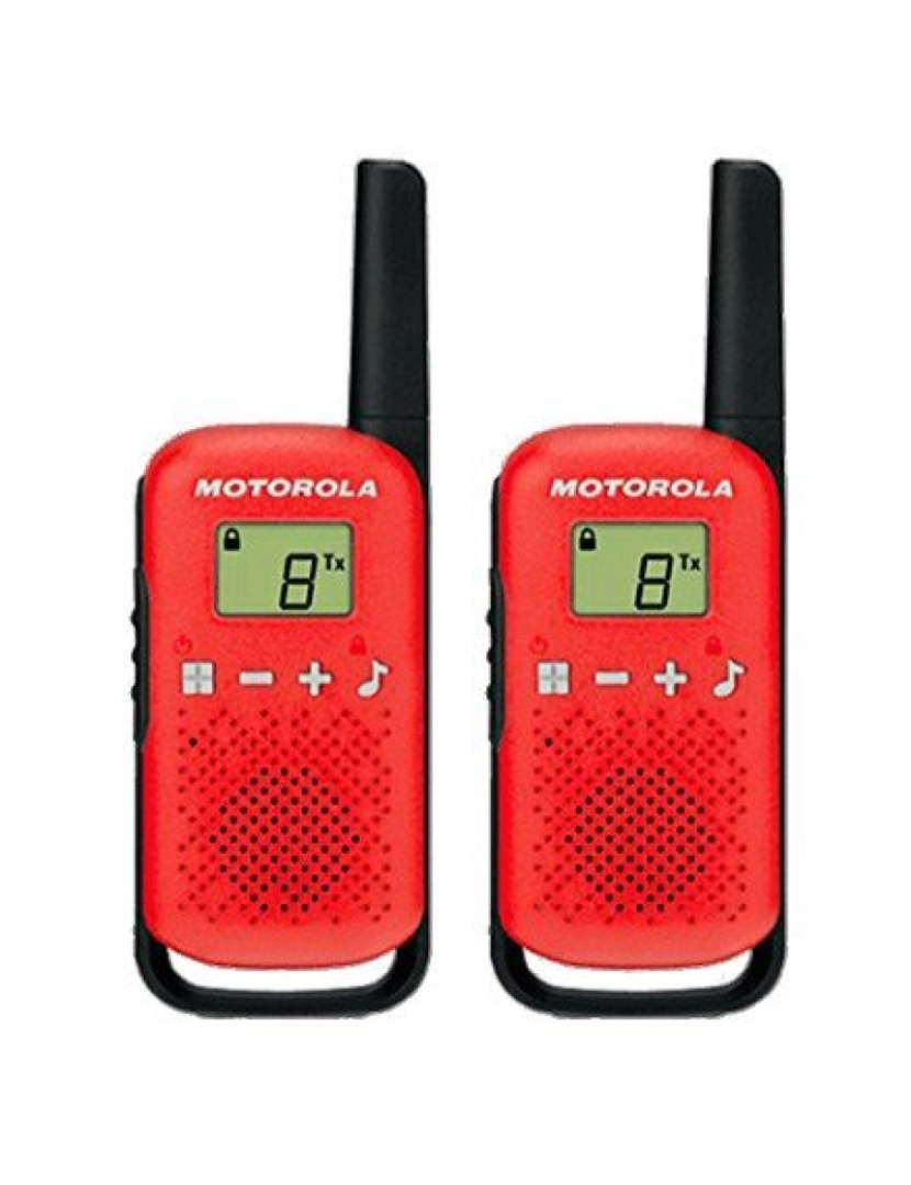 imagem de WALKIE-TALKIE MOTOROLA TLKR-T42 ROJO PACKS 21