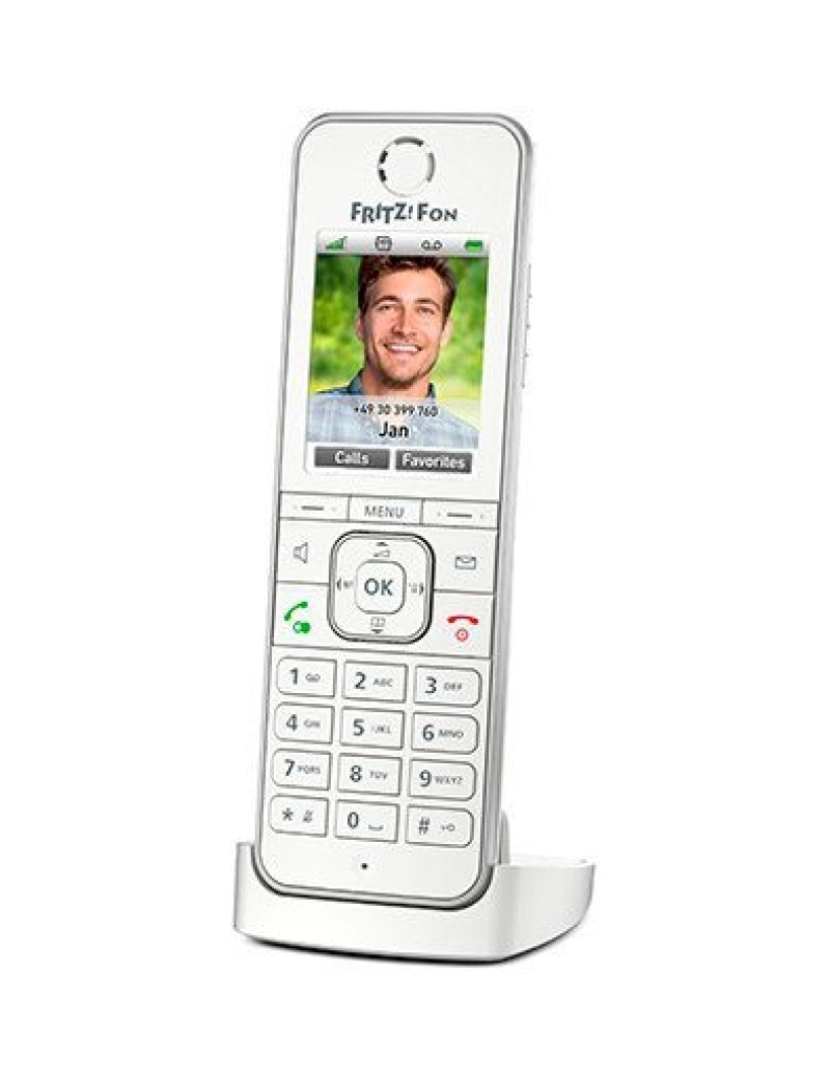 imagem de TELÃ‰FONO INALÃMBRICO DECT DIGITAL FRITZ! C6 BLANCO1