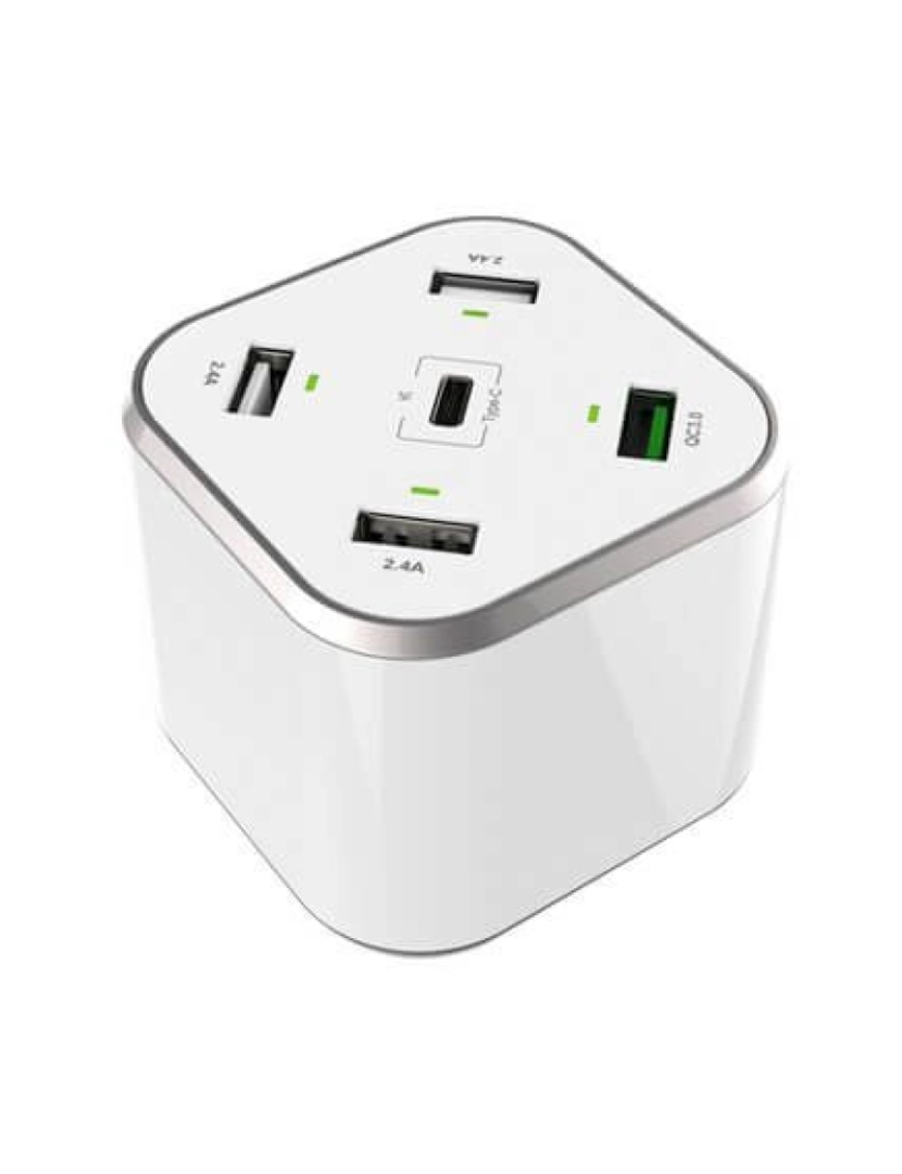 imagem de CARGADOR USB CASA AISENS 48W BLANCO1