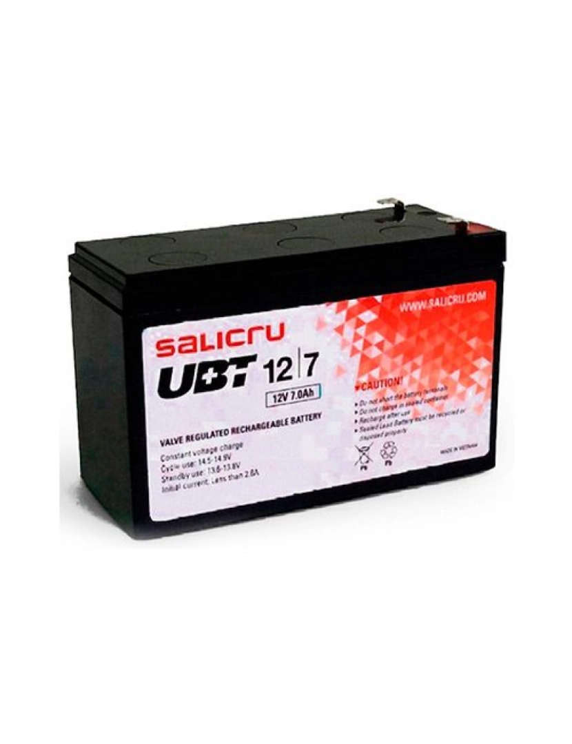 imagem de BATERÃA SALICRU 7Ah/12V PARA SAI UBT 12/71