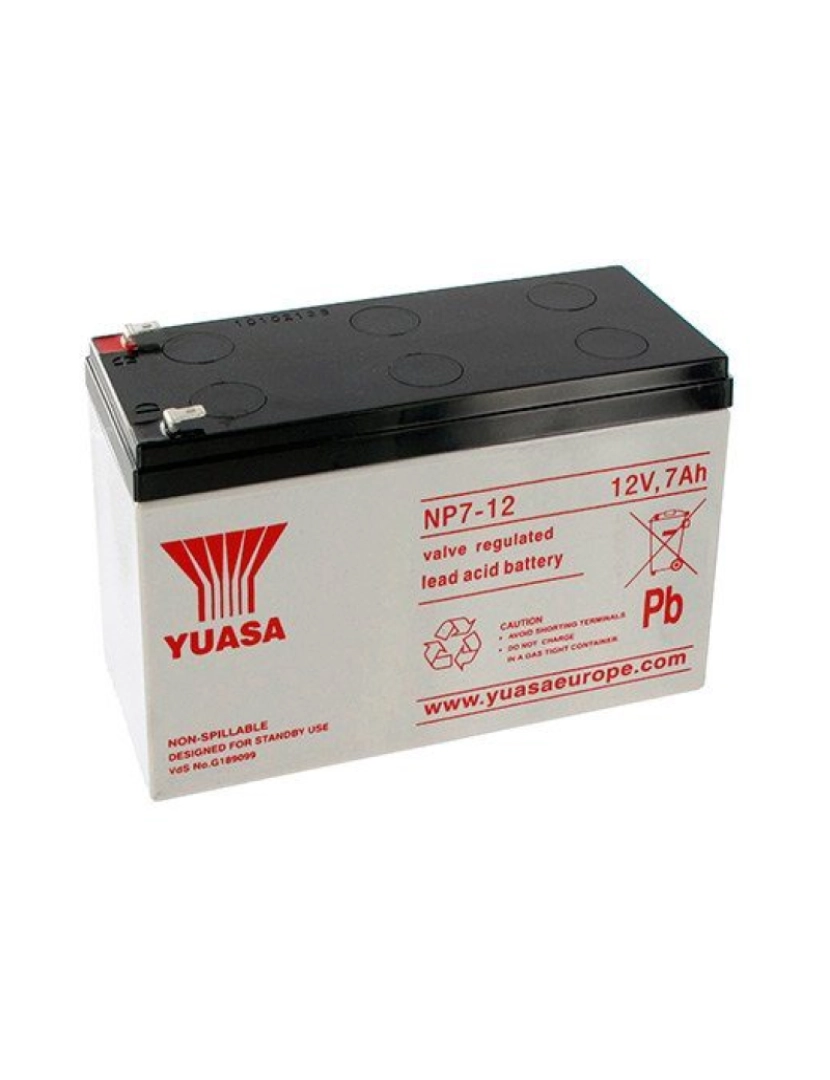 imagem de BATERÃA YUASA 7Ah/12V PARA SAI1