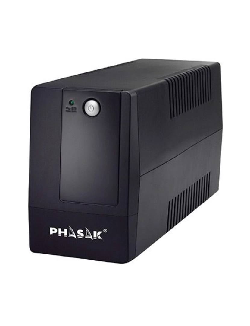 imagem de SAI/UPS 600VA PHASAK INTERACT AVR 2XSCHUKO PH94061