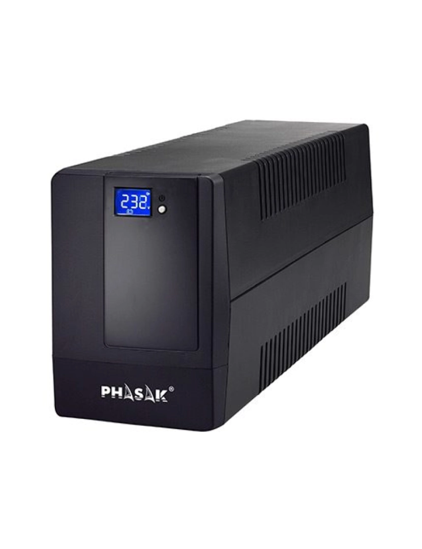 imagem de SAI/UPS 600VA PHASAK INTERACTIVO AVR 2XSCHUKO PH 94641