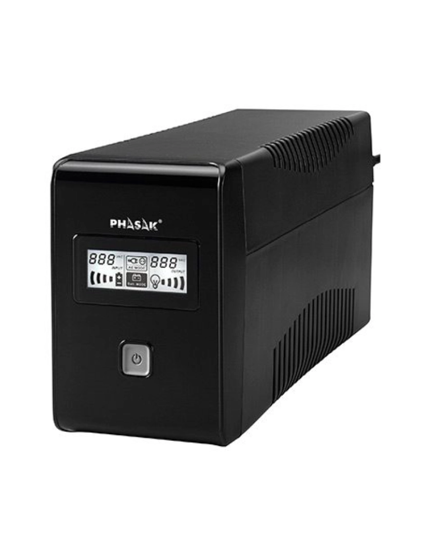 imagem de SAI/UPS 650VA PHASAK INTERACTIVO AVR 2XSCHUKO PH 94651