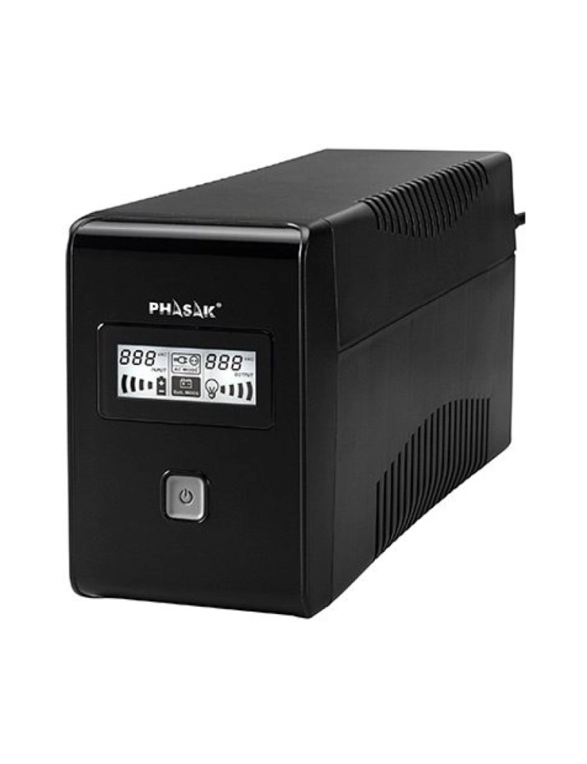 imagem de SAI/UPS 850VA PHASAK INTERACTIVO AVR 2XSCHUKO PH 94851