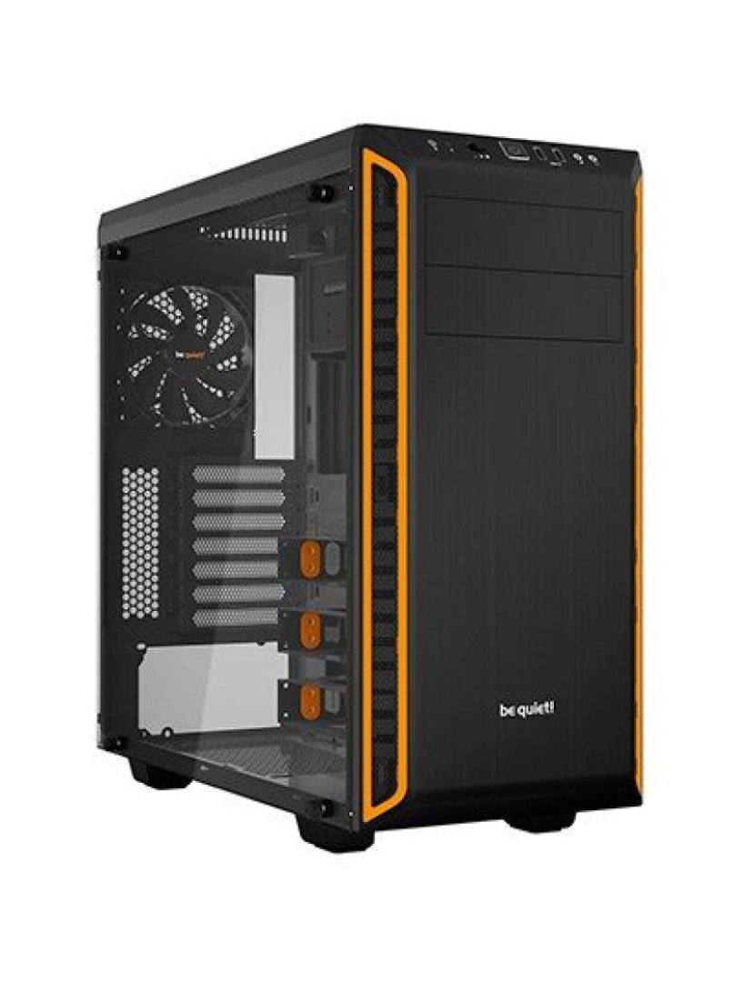 imagem de TORRE ATX BE QUIET! PURE BASE 600 WINDOW BLACK/ORANGE1