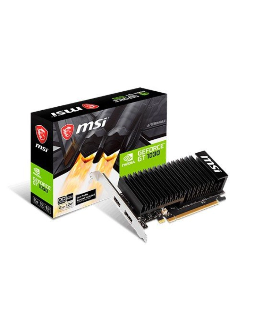 imagem de TARJETA GRÃFICA MSI GT 1030 2GHD4 LP OC 2GB DDR41