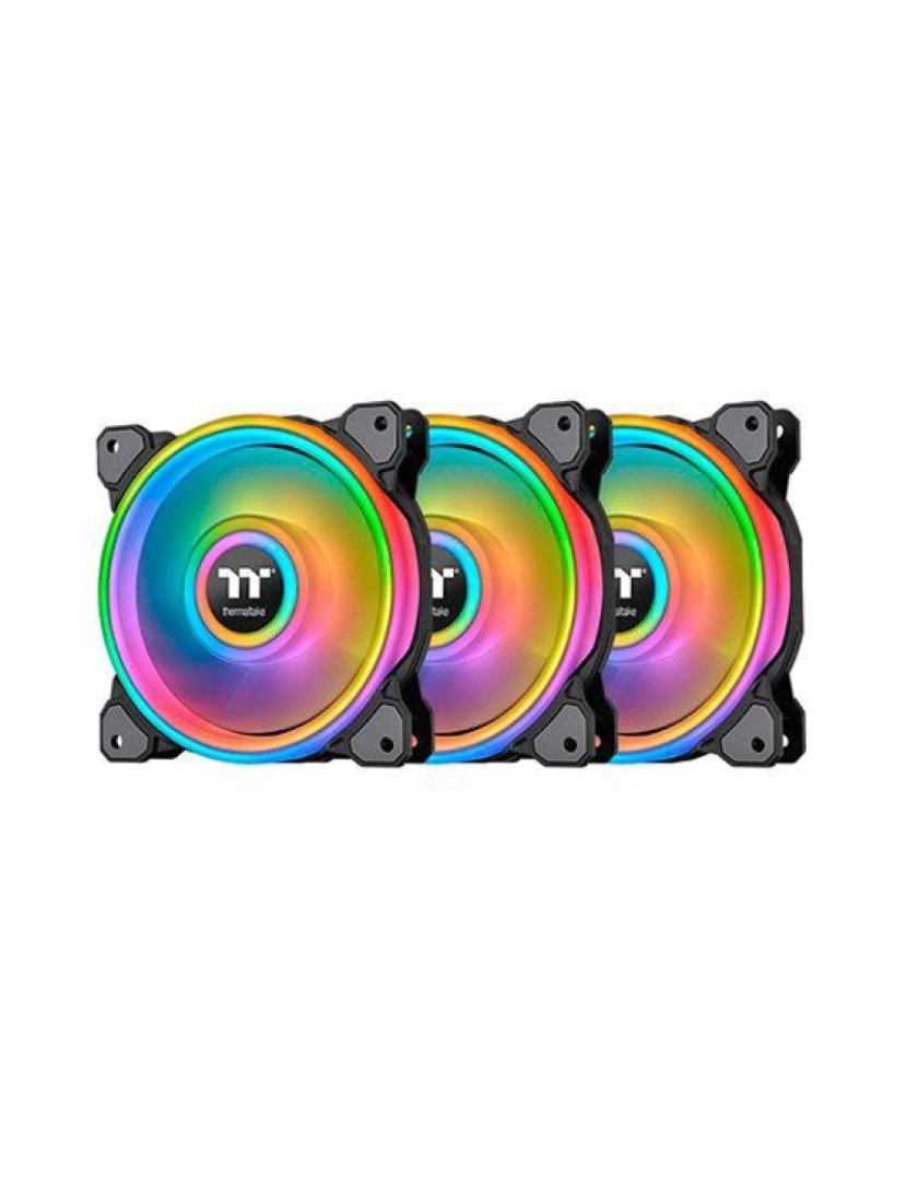 imagem de VENTILADOR 120X120 THERMALTAKE RIING QUAD 12 RGB TT 3UDS1