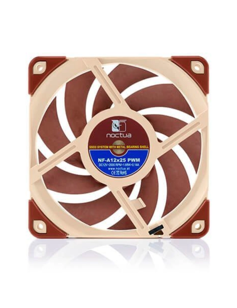 imagem de VENTILADOR 120X120 NOCTUA NF-A12X25 PWM1