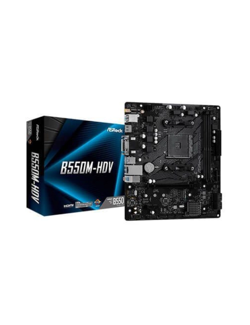 imagem de PLACA BASE ASROCK AM4 B550M-HDV1