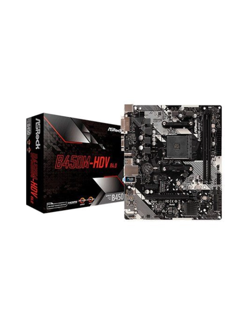 imagem de PLACA BASE ASROCK AM4 B450M HDV R4.01