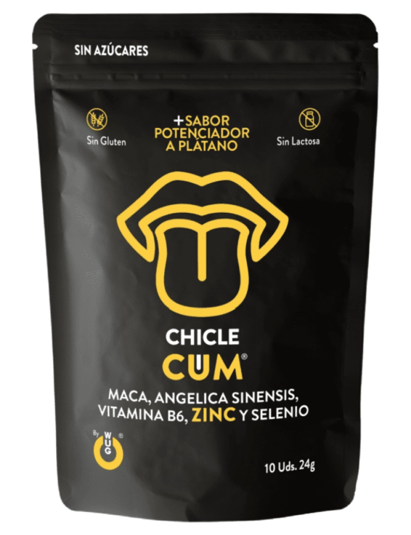 imagem de WUG GUM CUM INCREASER & BANANA SEMEN FLAVOR ENHANCER 10 UNITS1