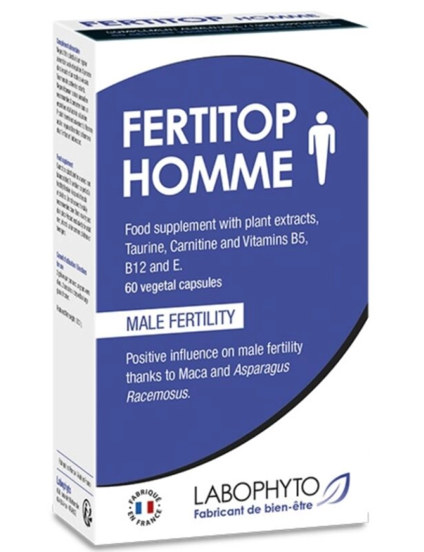 imagem de SUPLEMENTO ALIMENTAR PARA HOMENS DE FERTITOP FERTILIDADE MASCULINA 60 COMPRIMIDOS1