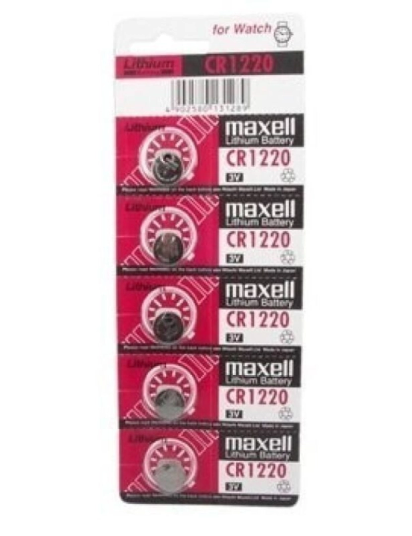 imagem de BATERIA MAXELL LITIO CR1220 3V 5UDS1