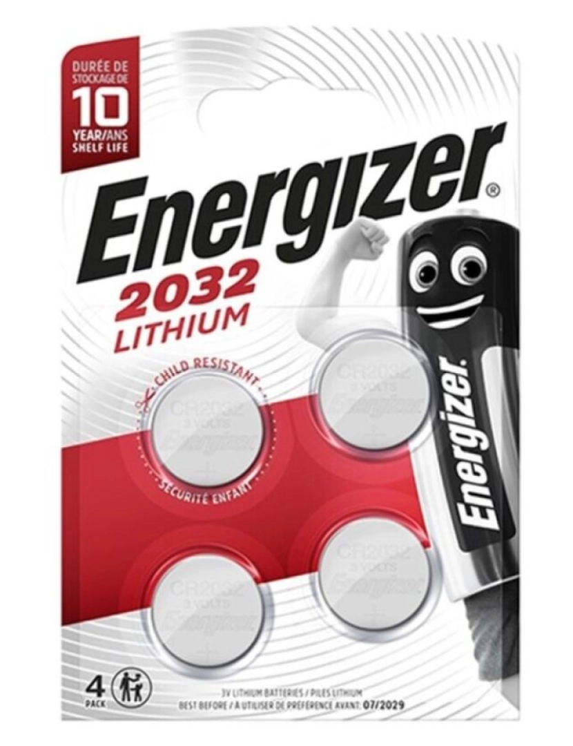 imagem de BATERIA DE ENERGIZADOR BOTÃO DE LÍTIO CR2032 UNIDADE 3V 41