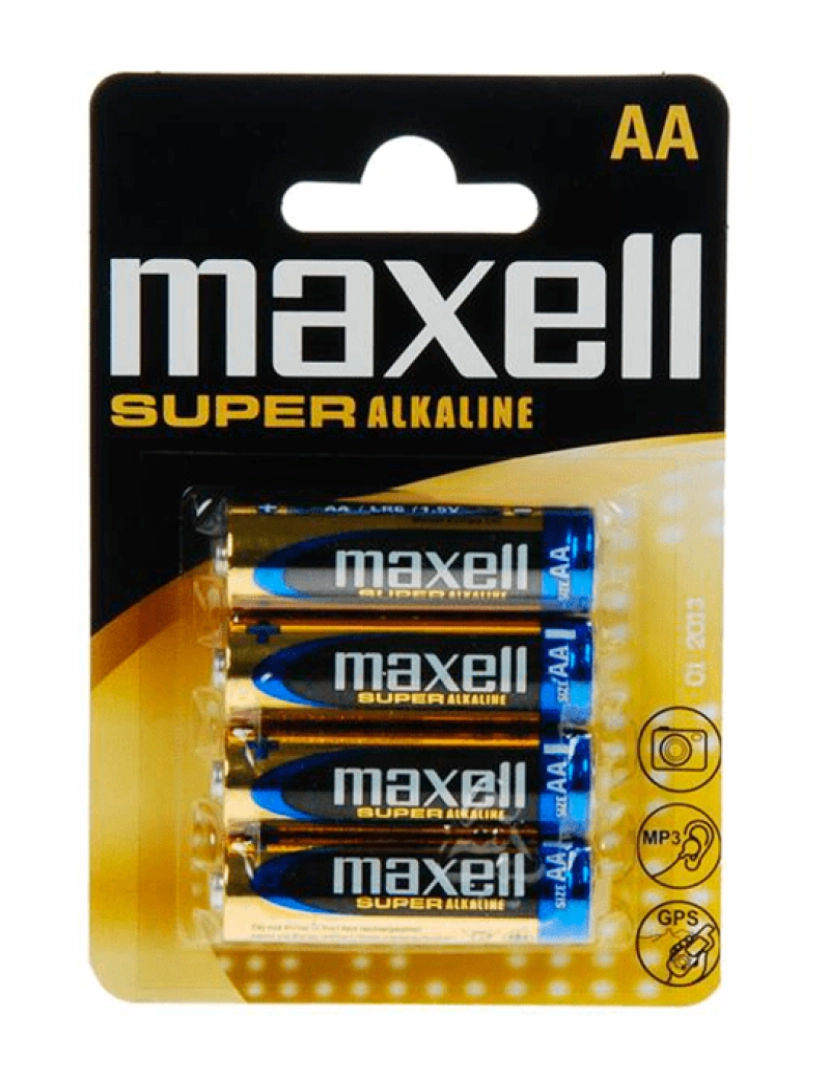 imagem de MAXELL SUPER ALKALINE AA LR6 4UDS1