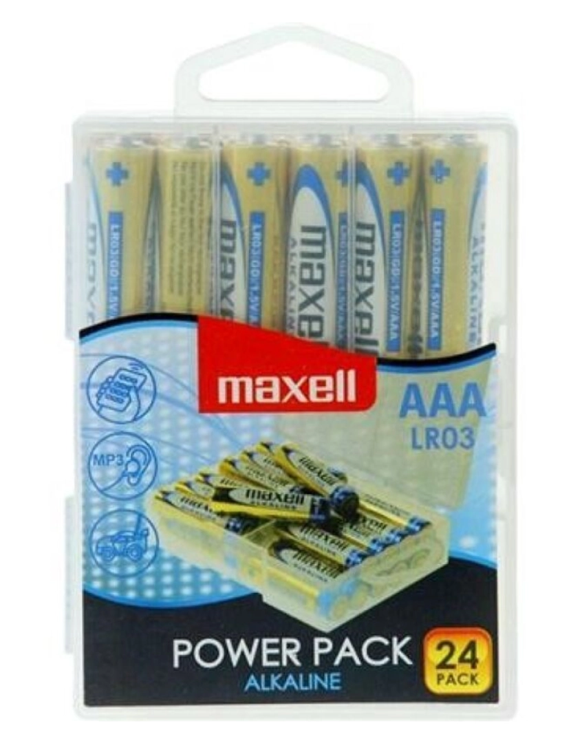 imagem de MAXELL PILA ALCALINA AAA LR03 PACK*24 PILAS1