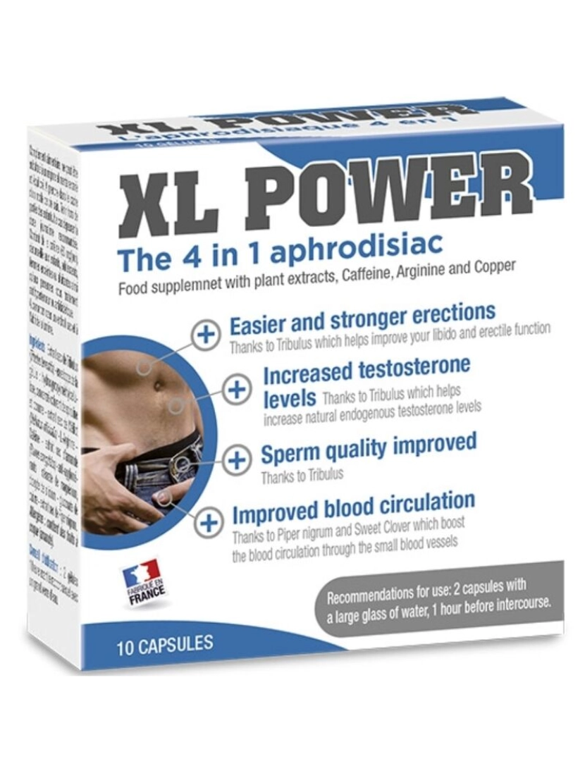 imagem de XL POWER APHRODISIAC E CÁPSULAS DE EREÇÃO 10 CAP1