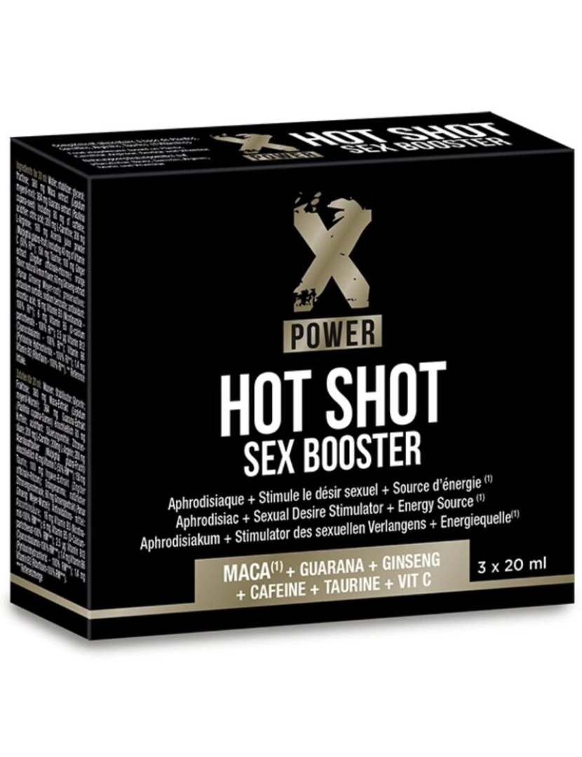 imagem de XPOWER HOT SHOT SEX BOOSTER 3 X 20 ML1