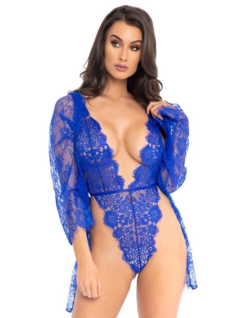 imagem de LEG AVENUE TEDDY E ROBE AZUL G1