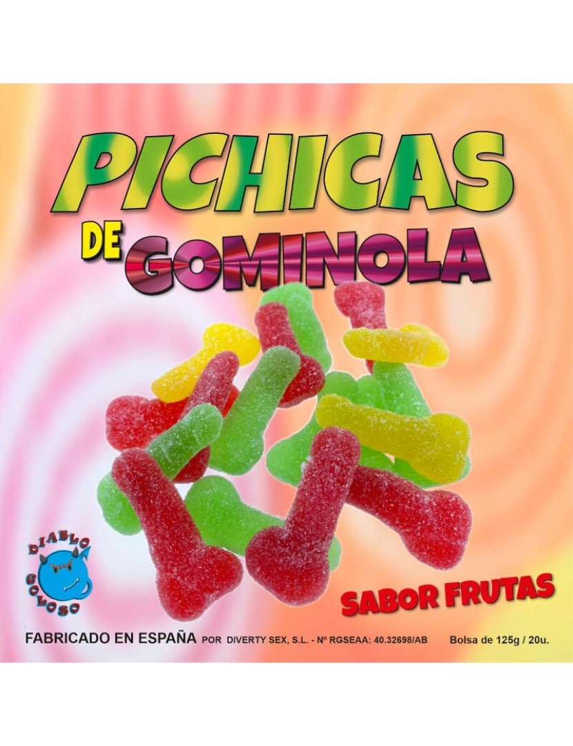 imagem de DIABLO PICANTE - GOMA PÊNIS FRUTAS COM AÇÚCAR1