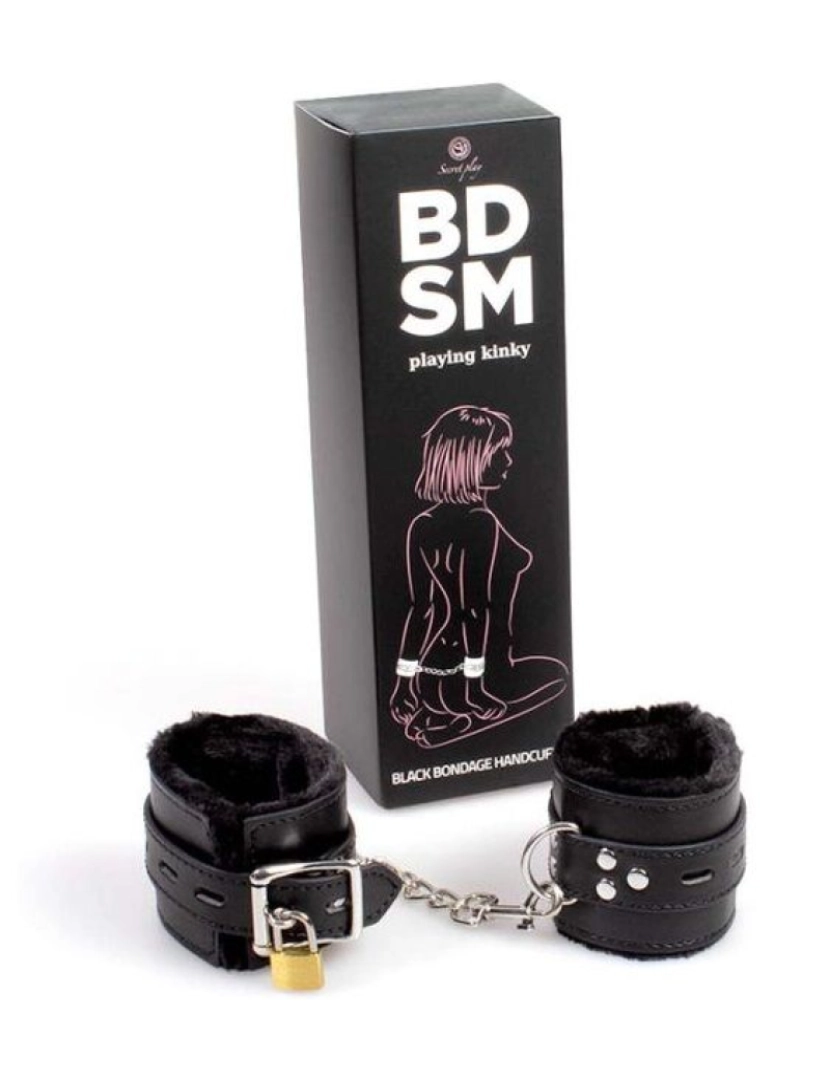 imagem de ALGEMAS SECRETPLAY BLACK BONDAGE - COLEÇÃO BDSM1