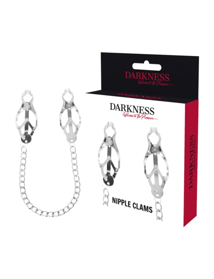 imagem de DARKNESS NIPPLE CLAMPS WITH CHAIN1