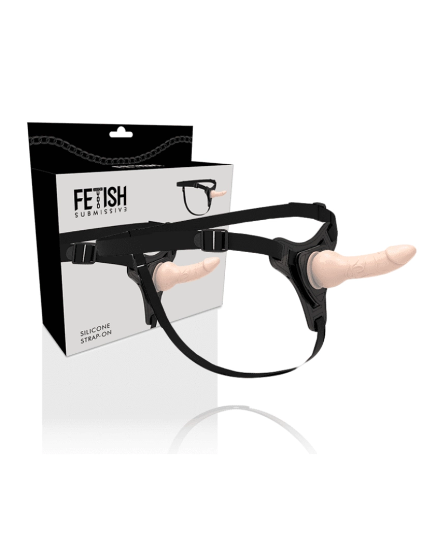 imagem de FETISH SUBMISSIVE ARNÉS SILICONA FLESH REALISTIC 16CM1