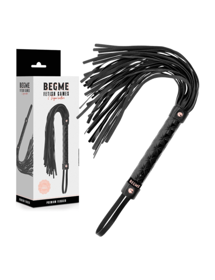 imagem de BEGME BLACK EDITION VEGAN LEATHER FLOGGER1