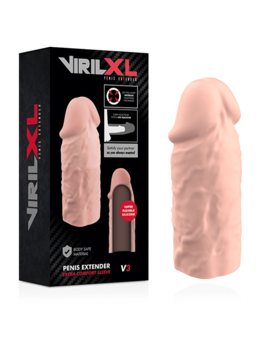 imagem de VIRILXL EXTENSION DE PENE LIQUID SILICONE V3 NATURAL1