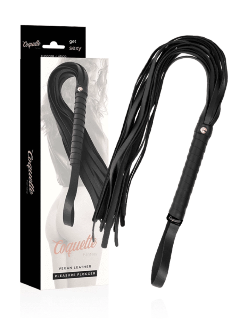 imagem de FLOGGER COQUETTE CHIC DESIRE FANTASY VEGAN DE COURO1