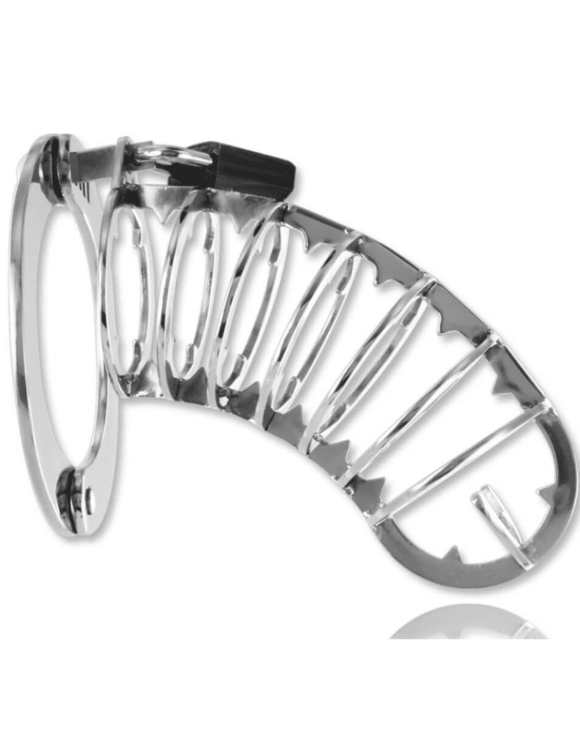 imagem de METALHARD SPIKED CHASTITY CAGE 14 CM1