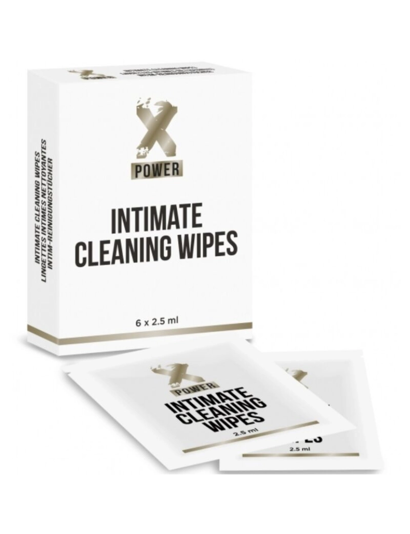 imagem de XPOWER INTIMATE CLEANING WIPES 6 UNITS1