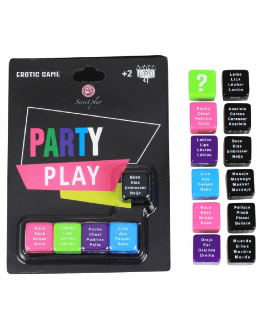 imagem de SECRETPLAY JUEGO PARTY PLAY 5 DADOS (ES/PT/EN/FR)1