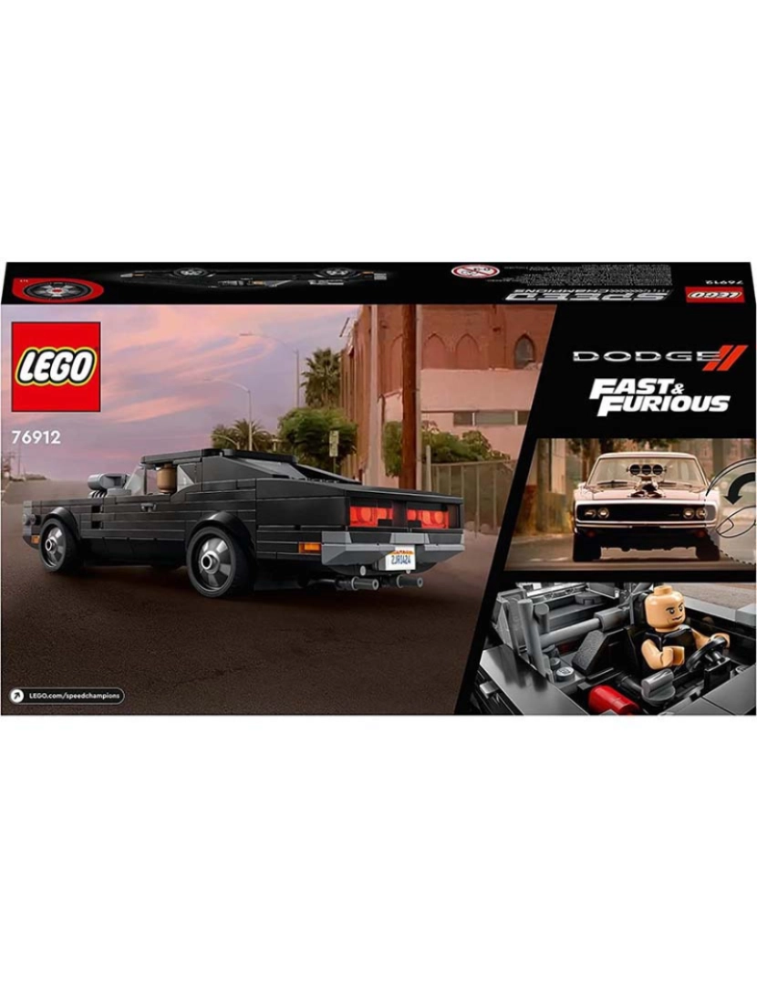 imagem de Lego Speed Fast Furious 1970 Dodge Charger 769122