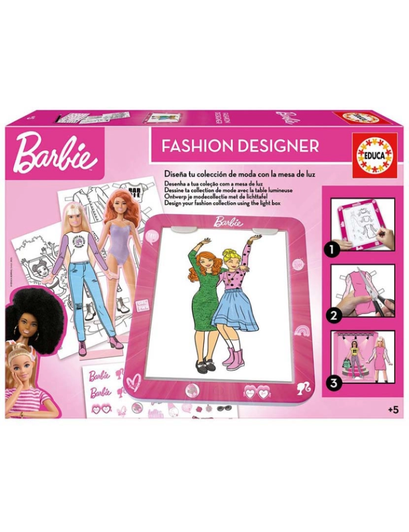 Educa - MESA DE LUZ BARBIE 19825