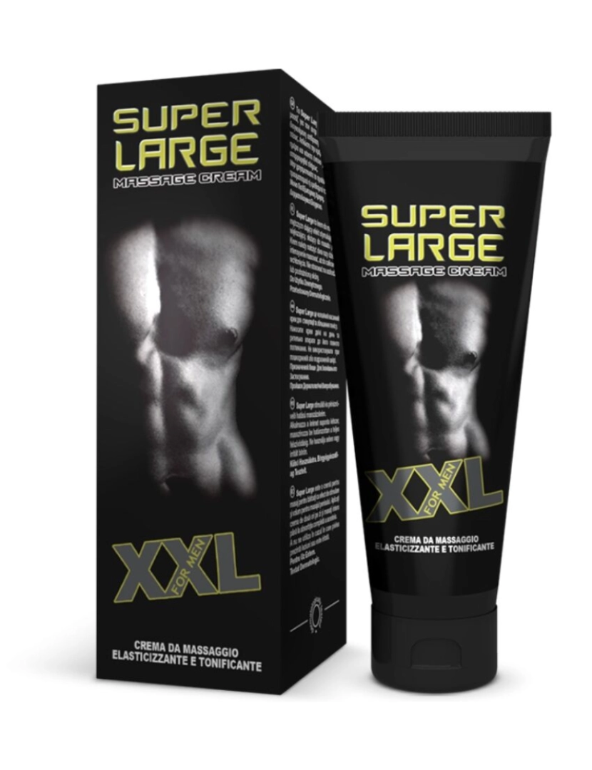 imagem de SUPER LARGE XXL CREME DE MASSAGEM E ELASTIZANTE PARA PÊNIS 75 ML1