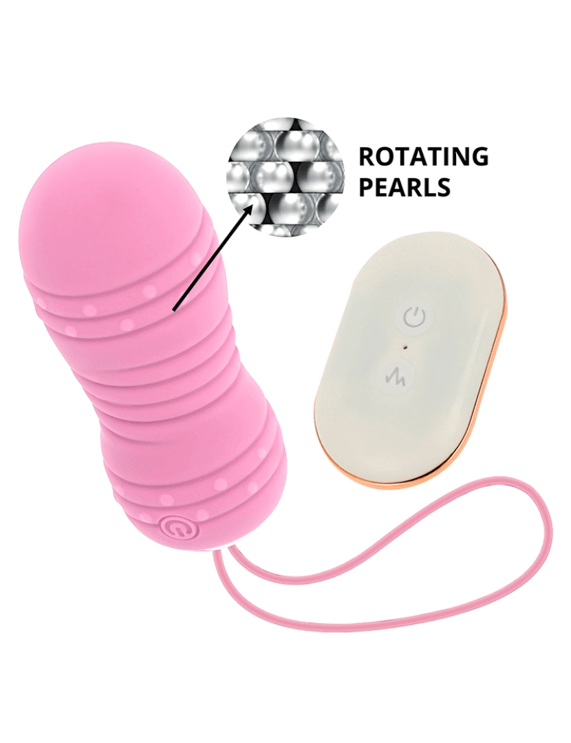 imagem de OHMAMA CONTROLE REMOTO ROTATING EGG 7 PADRÕES - ROSA1