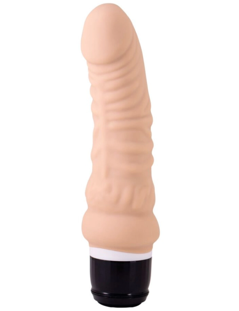 imagem de SEVÊNCIAS VIBRADOR RECARREGÁVEL NATURAL 7V 18CM1