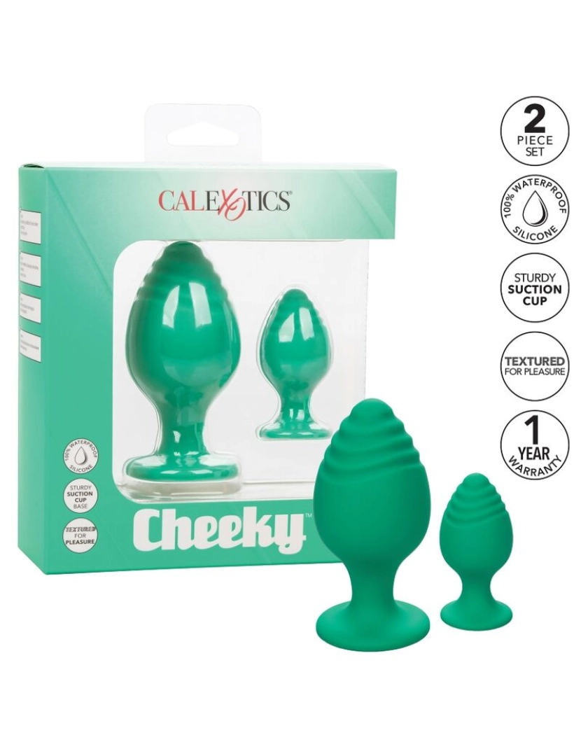 imagem de CALEX CHEEKY BUTTPLUG - VERDE1