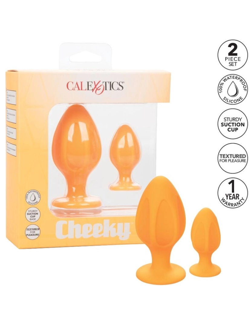 imagem de CALEX CHEEKY BUTTPLUG - LARANJA1