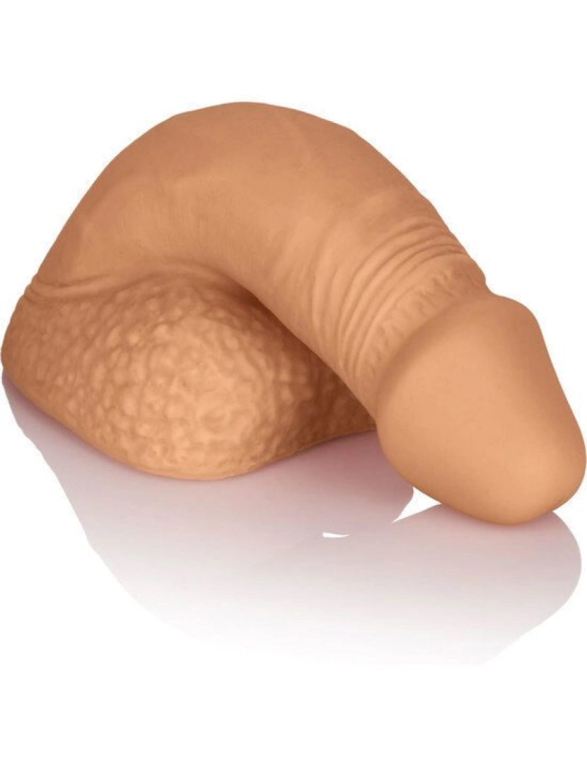 imagem de CALEX SILICONE PACKING PENIS 12.75CM CARAMEL1