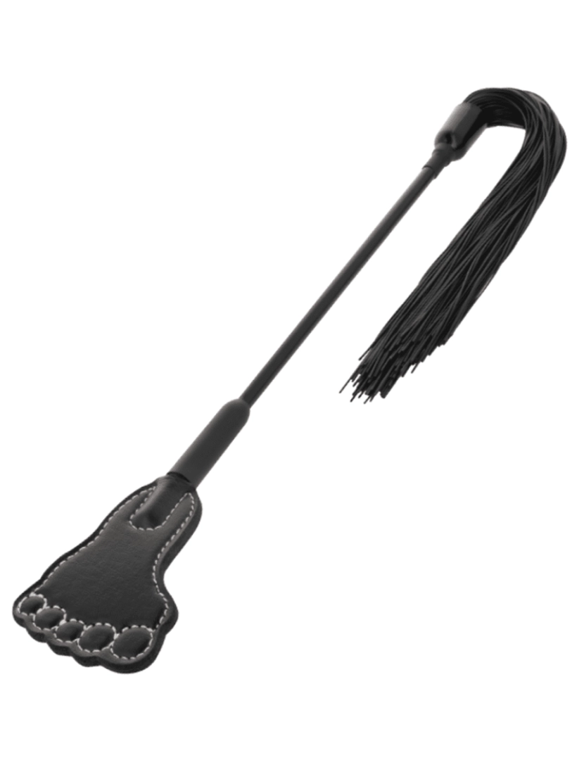 imagem de DARKNESS CROP & FLOGGER BLACK FETISH BDSM1